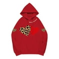 thumbnail image 4 of Elvqul Sweatshirts for Women Graphic Hoodies Long Sleeve Hooded Pullover Plus Size Ladies Tops, 4 of 4