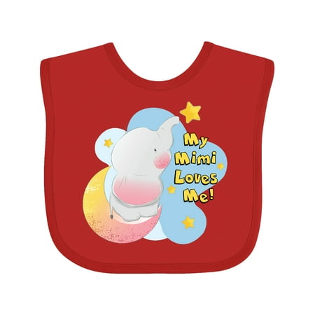 

Inktastic My Mimi Loves Me Gift Baby Boy or Baby Girl Bib