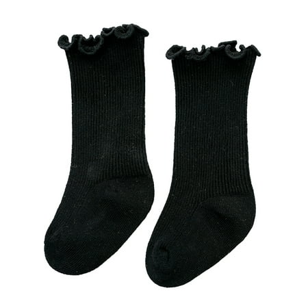 

Seyurigaoka Baby Warm Stockings Soft Monochrome Leisure Socks all-match fashion
