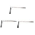 thumbnail image 4 of Raindrops 3pcs Carpenter Square Machinist Ruler Woodworking Measuring Ruler Construction Ruler, 4 of 8