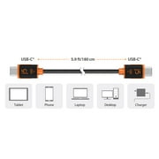 j5create JUCX25L18 100W USB-C Sync & Charge Cable with Fast Charging