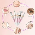 thumbnail image 6 of MesaSe 5 In 1 Eyebrow Trimmer for Women, Facial Hair Remover, Electric Eyebrow Razor Painless Rechargable USB for Eyebrow Nose Facial Body Upper Lip, 6 of 7