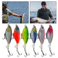thumbnail image 3 of Ettsollp 7.5CM/6G 9CM/11G Fishing Lure with Sharp Hook Realistic 3D Eyes Topwater Floating Artificial Metal Hard Bait Outdoor Fishing Accessories, 3 of 8