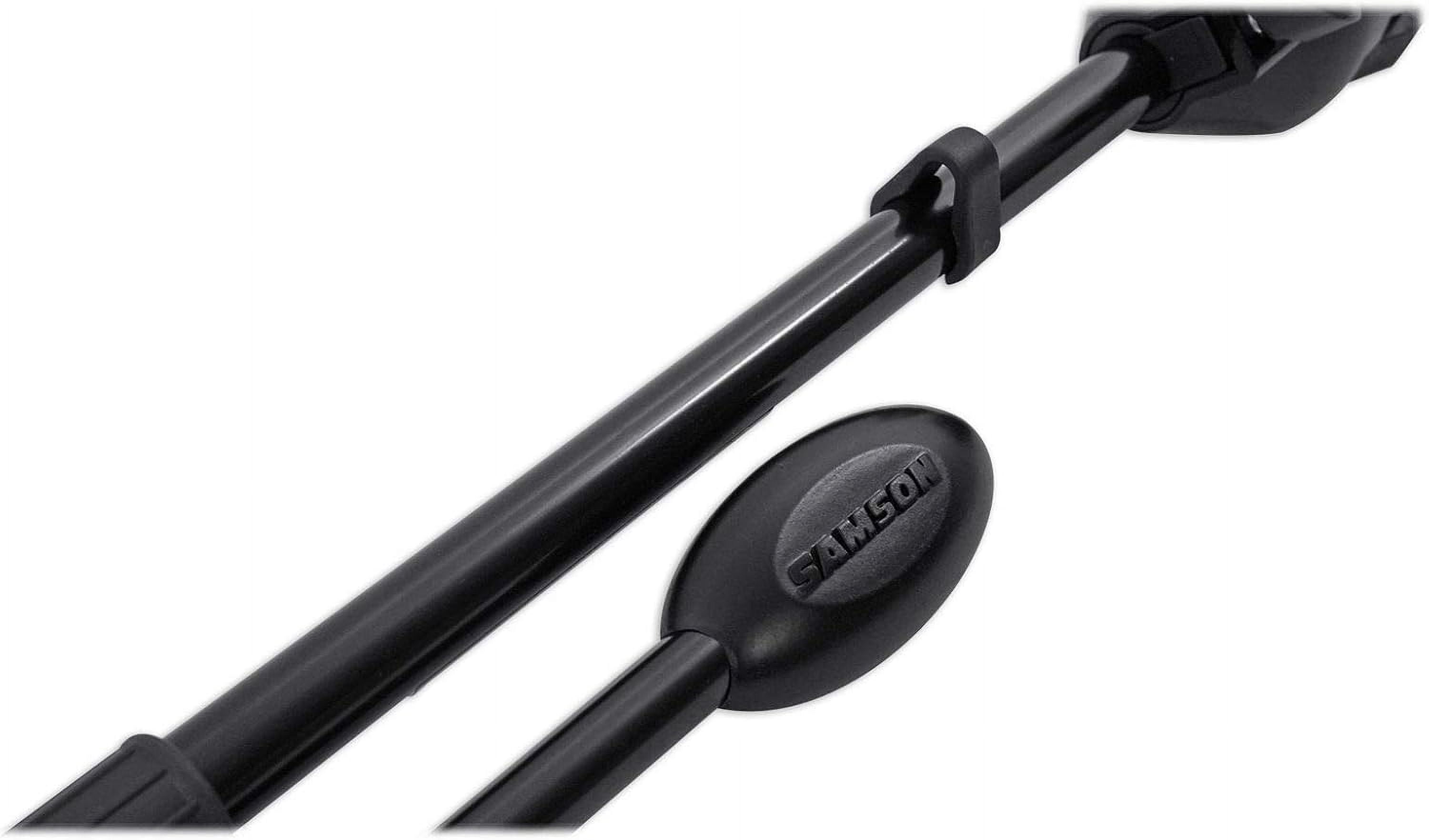 BT4 Heavy Duty Telescoping Microphone  Stand with Tripod Cast Base for Professional Audio