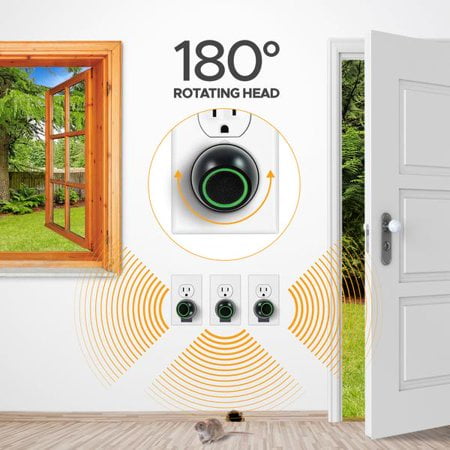 Aspectek - Ultrasonic Pest Repeller Plug-in with ...