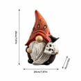 thumbnail image 3 of Halloween Decor, Spooky Home Decor, Vintage Halloween Decor, Garden Decor, 8X8X4 Inch Purple Resin Halloween Figurine with Jack-O-Lanterns and Crow, for Mantel, Shelf, Indoor, 3 of 6