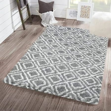 Super Soft Area Rug, Modern Living Room Carpet, Fluffy Shag Rugs for ...