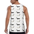 thumbnail image 3 of Haiem Dachshund Dog Men Workout Tank Top Gym Bodybuilding Sleeveless Muscle T Shirts Athletic Tank Breathable Workout Shirt-Small, 3 of 9