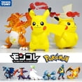 thumbnail image 5 of Figuras de acción originales de Takara Tomy Pokémon ML Anime, juguetes Pokémon XYZ モンコレ Monster Collection Sword and Shield Let Go Pikachu, 5 of 5
