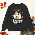 thumbnail image 5 of Towmus Girl Sweatshirts Halloween Ghost Cute Print Shirt Long Sleeve Pullover 6-12 Years Fall Tops, 5 of 5