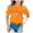 Orange, variant on Gelikeya Boys Shirts Size 12-14 Daddy's Girl Fashion Letter Prints Shirts Short Sleeve 100 Days of School Shirt Summer Tops Orange 12-14 Years