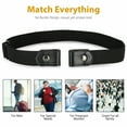 Buckleless Buckle Free Lazy Invisible Waist Belt,Women Men Simple Style