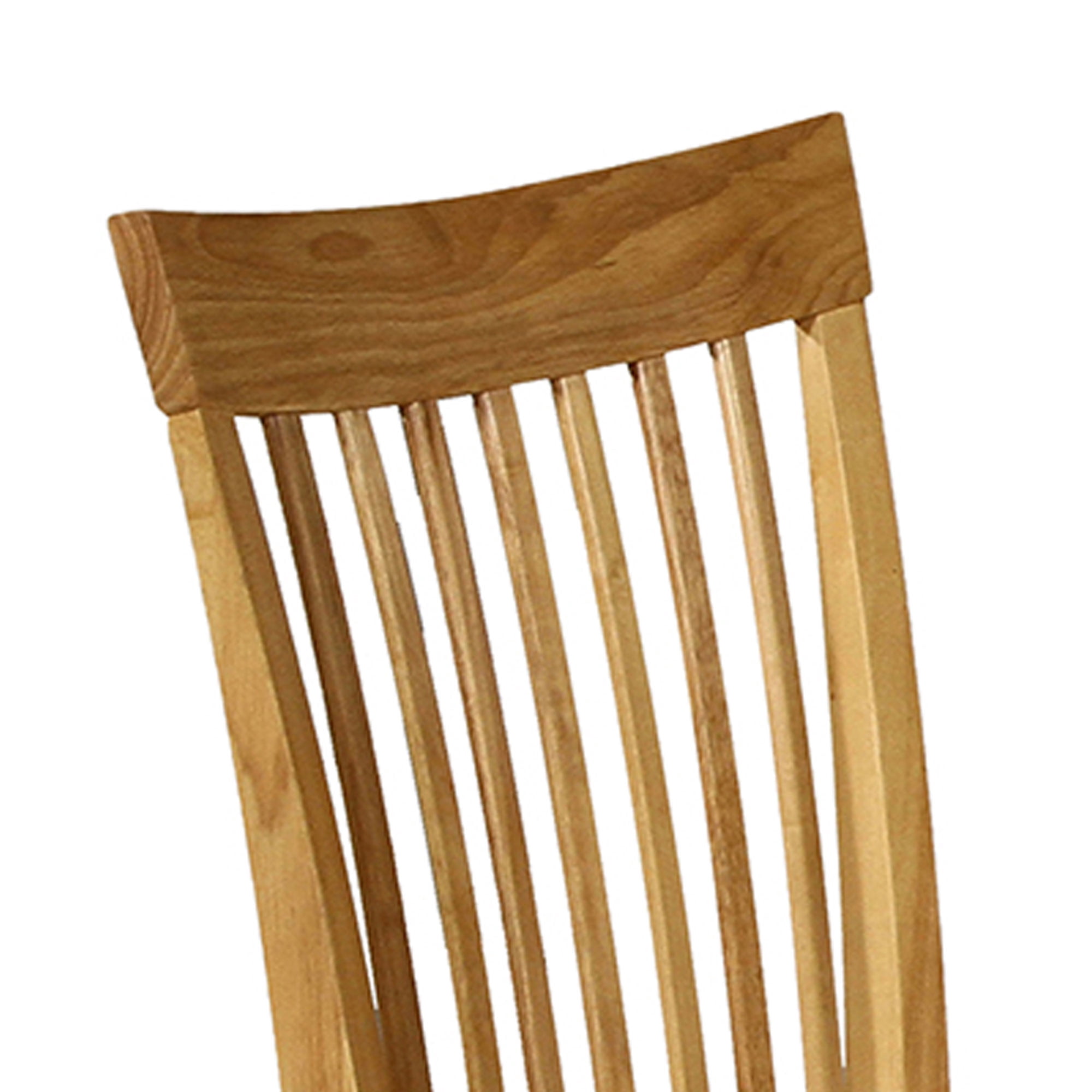Kings Brand Furniture - Kurmer Solid Wood Dining Room Side Chairs, Set of 2, Natural Oak