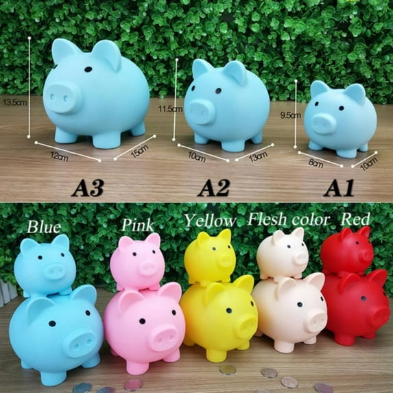 Piggy Piggy Bank Creative Children Promotional Gift Cartoon Piggy Bank Flesh Large