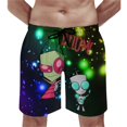 thumbnail image 5 of Invader Zim Mens Board Shorts Quick Dry Swim Trunk Lightweight Soft Swimsuit Bathing Suit for Boys 2XL, 5 of 8