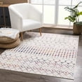 thumbnail image 6 of BoutiqueRugs Tigris Colorful Moroccan Trellis Runner Rug - Colorful, Gray, Ivory - 2'7" x 10' Runner, 6 of 10