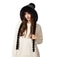thumbnail image 4 of Gorro de invierno de punto con forro polar y cubre orejas y cara | Gorro de lana grueso, cálido y resistente al viento para climas fríos, 4 of 6