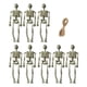 thumbnail image 4 of Minifiguras de Esqueleto perfecl 8 Piezas Decoración Halloween Gris, 4 of 8