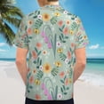thumbnail image 6 of High Quality Hawaiian Shirts for Men Short Sleeve Aloha Beach Shirt Floral Summer Casual Button Down Shirts Blouses BZK2BS, 6 of 7