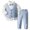 Light Blue, variant on JAKANYQ Kids Boys Formal Outfits Set Shirt Vest Pants Bow Tie Suit For Kids Wedding Party Occasions Sporty Chic, Grey, 3-4 Years