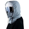 thumbnail image 1 of Visland Skiing Hat Waterproof 3-in-1 Thickened Fleece Lining Outdoor Riding Headgear Adjustable Drawstring Snowproof Thermal Hood, 1 of 8