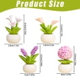 thumbnail image 3 of 1Pc Cute Desk Accessories Mini Fake Plant, Kawaii Resin Lucky Sprout Figurine with Smile Face Pot, Aesthetic Office Decor Cubicle Bookshelf Knick Knack, 3 of 9