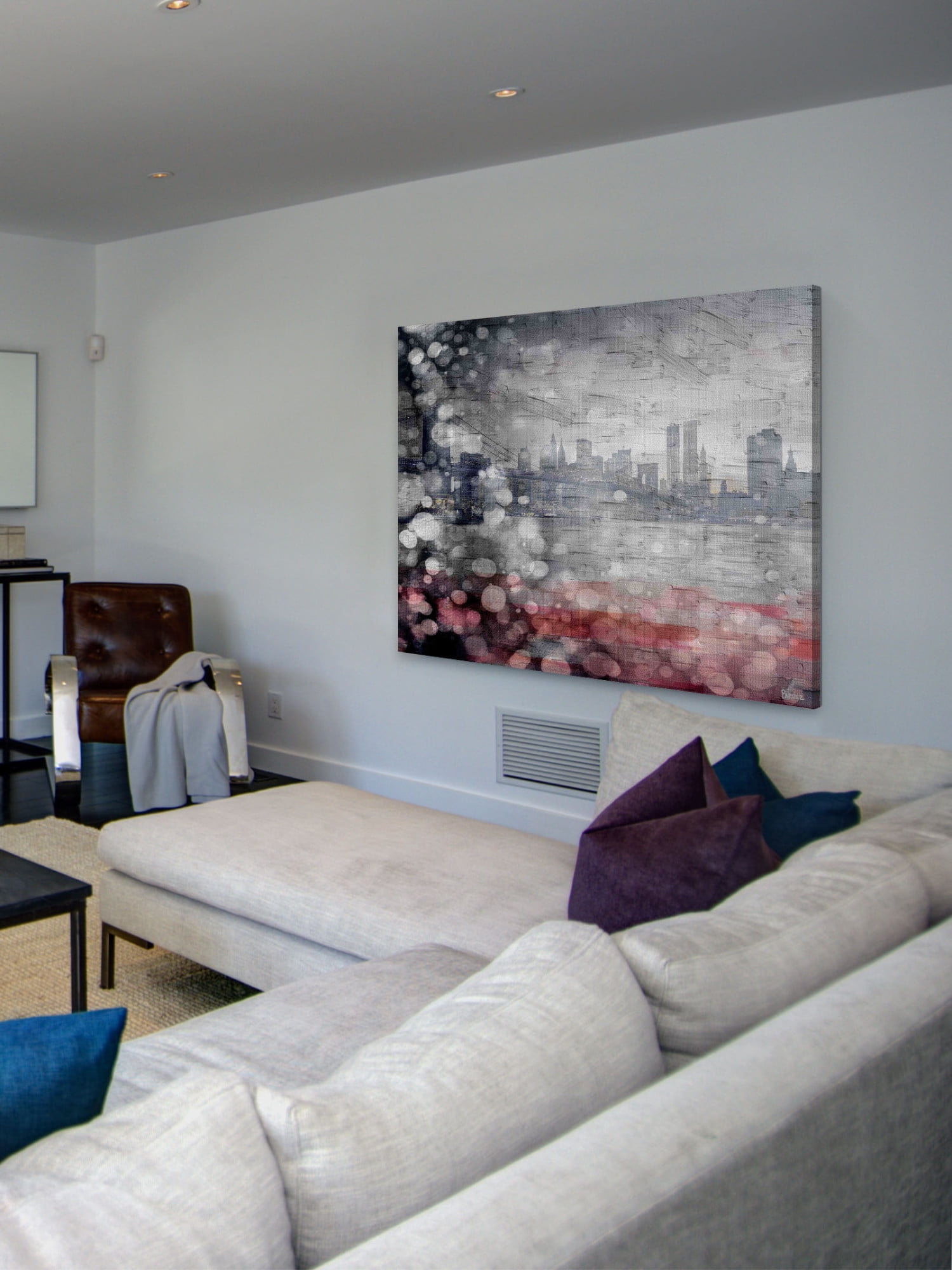 Parvez Taj "NYC Storm" Print on Canvas