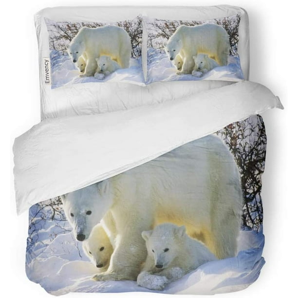 Kxmdxa 3 Piece Bedding Set Canada Polar, Cubs Twin Bedding Set