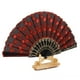 thumbnail image 5 of Paquete de 2 a 12 s de Mano Plegables Españoles de Seda Bordada con Lentejuelas para Boda, Graduación, Baile, Rojo 5 piezas Sunnimix Ventilador de mano plegable, 5 of 8