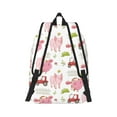 thumbnail image 3 of Balery Cow And Pig Vintage Canvas Backpack for Men and Women - Large Capacity, Durable Travel Laptop Bag for School, Work, Hiking, and Outdoor Activities-Small, 3 of 7