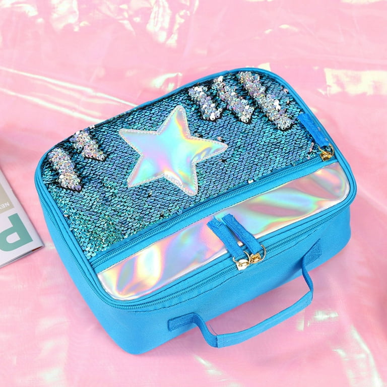 Reversible Sequin Flip Color Change Pink Insulated School Lunch Box for  Girls Boys Kids - China Lunch Box and Cooler Bag price