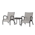 thumbnail image 1 of Chicago Aluminum Bistro Set, Black, 1 of 9