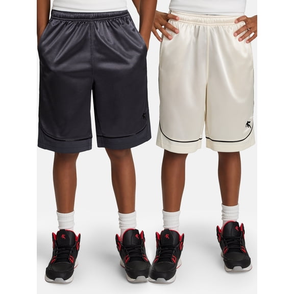 AND1 Boy's All Court 2-Pack Basketball Short, Sizes 4-18