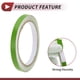 thumbnail image 5 of Cinta de franjas Unique Bargains 9mmx10m Calcomanías de franjas para coches, motocicletas y carreras de barcos, pegatinas DIY Verde mate 1 Pc, 5 of 7