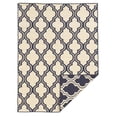 thumbnail image 1 of Riverbay Furniture 5' x 8' Hand Woven Quatrefoil Wool Rug, 1 of 1