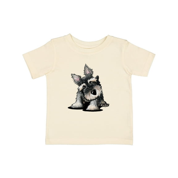 Inktastic Curious Schnauzer Boys or Girls Baby T-Shirt
