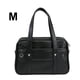 thumbnail image 2 of Bolso bandolera de cuero PU Qarigey para escuela y trabajo negro tamaño mediano, 2 of 6