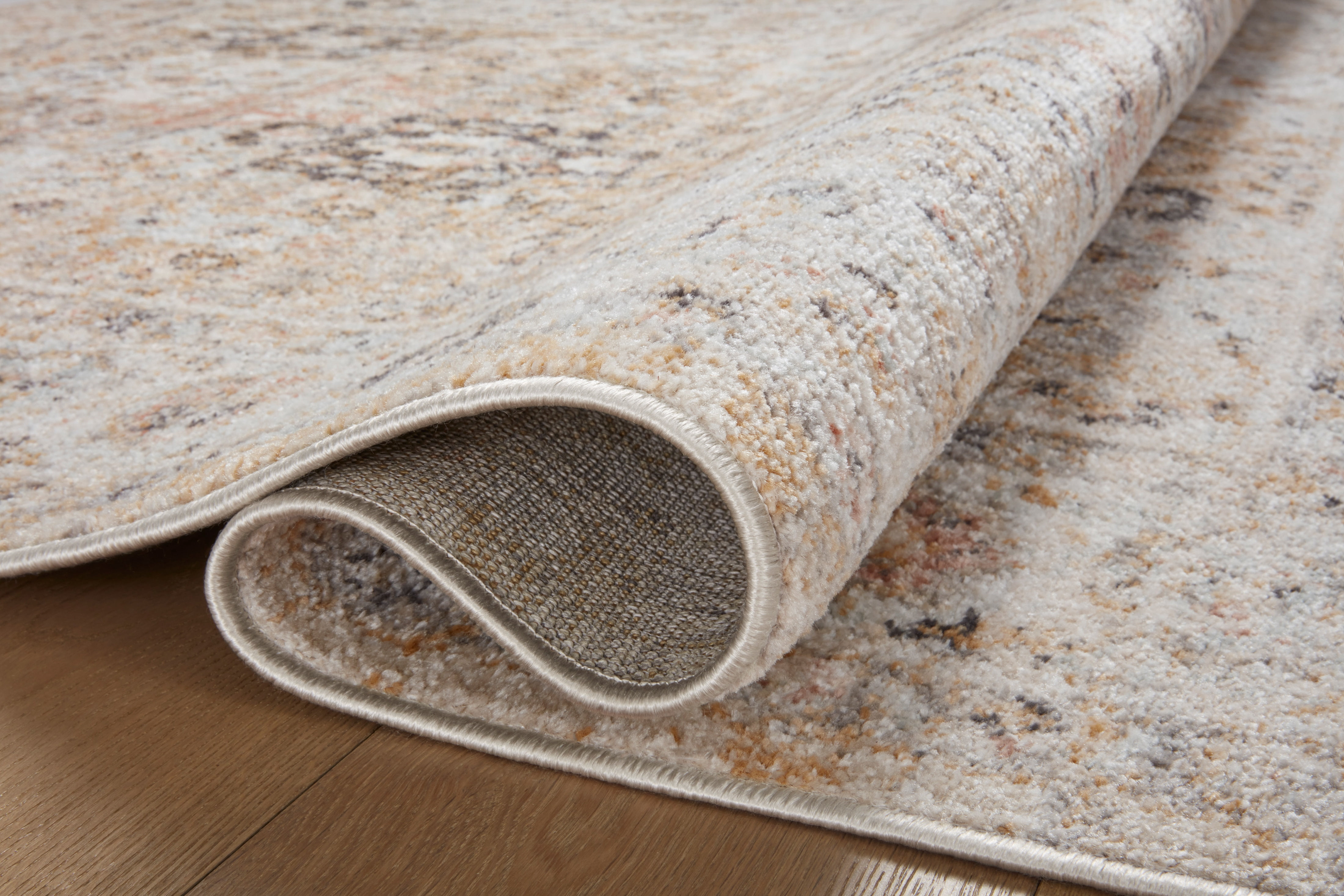 Loloi Monroe Beige / Multi 18" x 18" Sample Rug