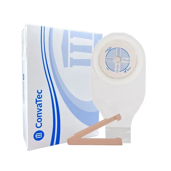 Bolsa Drenable Ostomía ConvaTec ActiveLife 19-64 mm (Caja con 10 bolsas y 10 pinzas)
