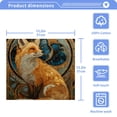 thumbnail image 5 of BZSMCE Towel Cotton Face Towel Soft Hand Towels Fashion Ornate Fox Tapestry Pattern, 5 of 9