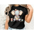 thumbnail image 2 of Funny Tailor Sewing Sewer Elephant Animal Graphic Gift Women T-Shirt Cool Tailor Sewer Lover Birthday Holiday Presents Men Women Kids Tshirt, 2 of 10