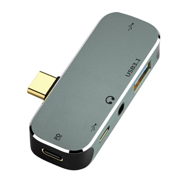 Bearachild Conector de cable concentrador USB tipo c Extensor de conexión compatible con Tipo 1 Estaciones de acoplamiento para portátiles Tipo 2