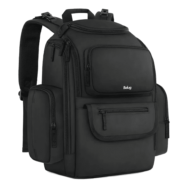 Mochila Pañalera Para Bebé, Impermeable Y Espaciosa, negraMochila Pañalera Para Bebé, Impermeable Y Espaciosa, Belug Negra