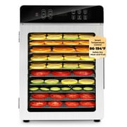 800W Food Dryer With 10 Trays -86~194℉Adjustable Temperature And 24-Hour Timer, Smart Fruit And Vegetable Dehydrator For Making Healthy Snacks, Jerky, And Dried Fruit