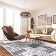 thumbnail image 5 of Junovo Washable Upgrade Area Rug Super Soft Rugs with Non-Slip Backing, for Living Room/Bedroom,4'x6',Black, 5 of 8