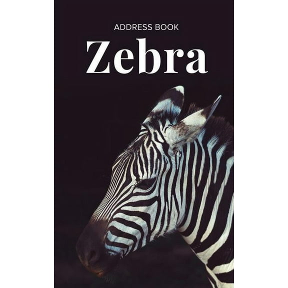 Address Book Zebra, (Paperback)