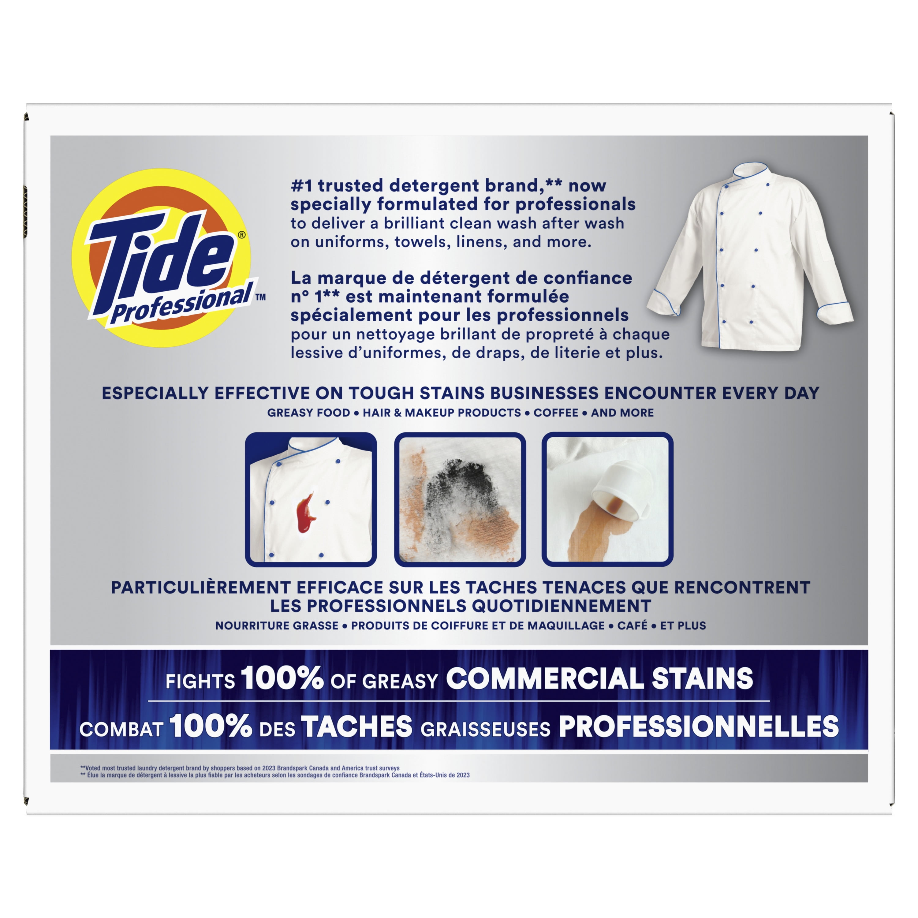 Tide Professional Commercial Powder Laundry Detergent, For Business Use, Fresh Scent, 197 oz, 1 Box