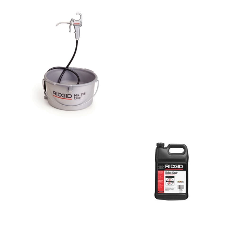 Ridgid 10883 Oiler & Ridgid 32808 EC Thread Cutting Oil