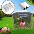 thumbnail image 2 of Portable Aluminum Alloy Outdoor Windshield Lightweight Foldable Wind Protection, 2 of 2
