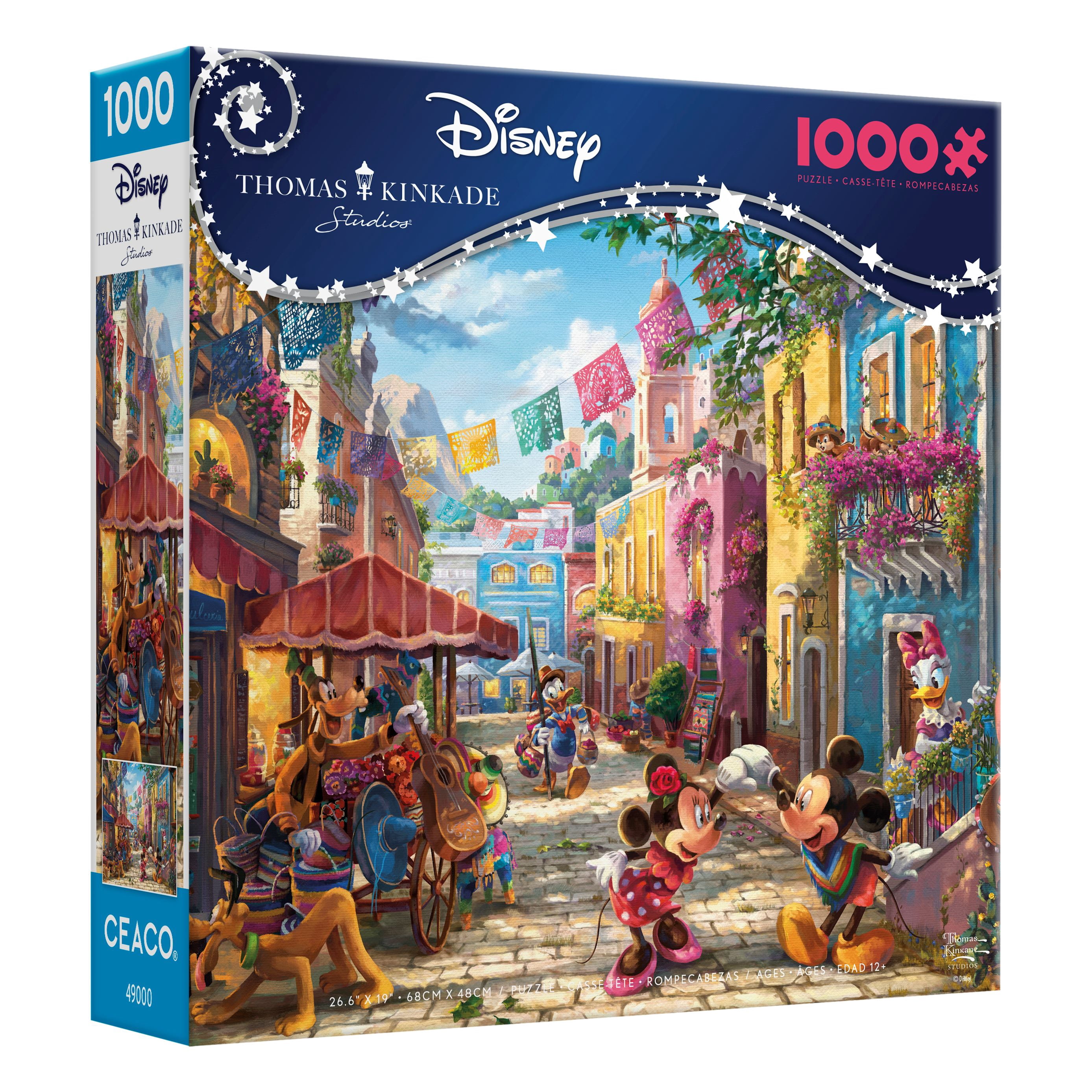 Ceaco Mickey and Minnie in Mexico 1000 Piece Interlocking Jigsaw Puzzle